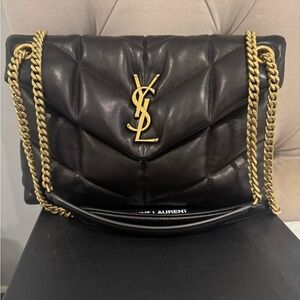 Saint Laurent Small Puffer in Nappa Leather